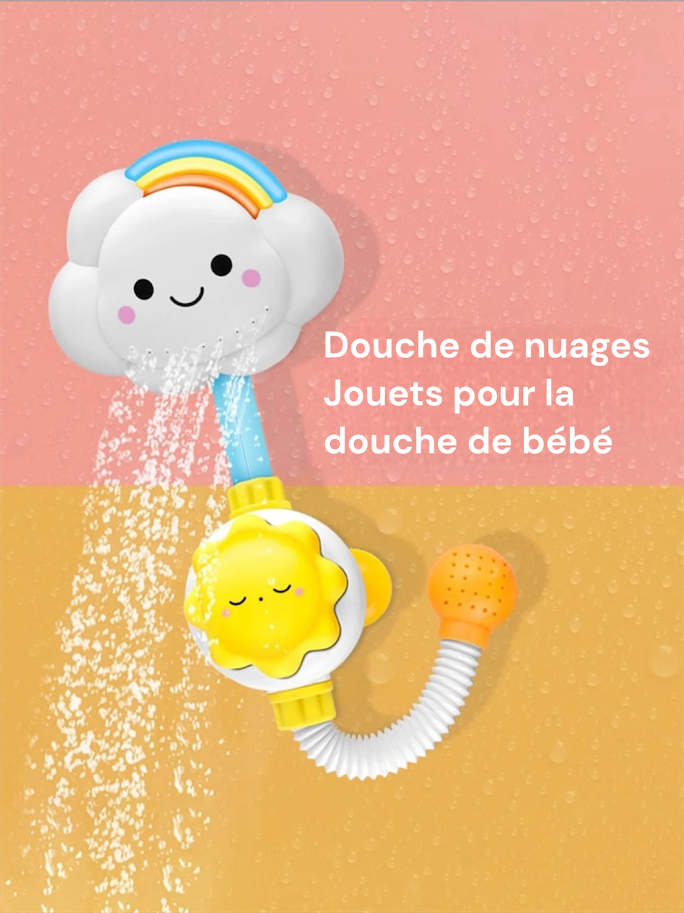 Jouet de bain singe et nuage