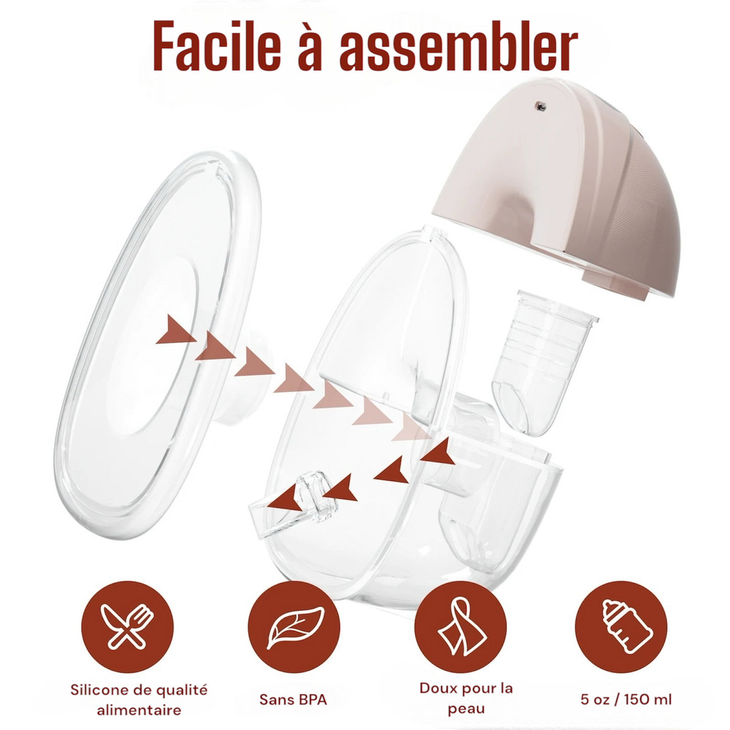Tire-lait électrique portable