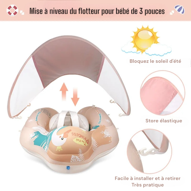 Bouée gonflable avec auvent