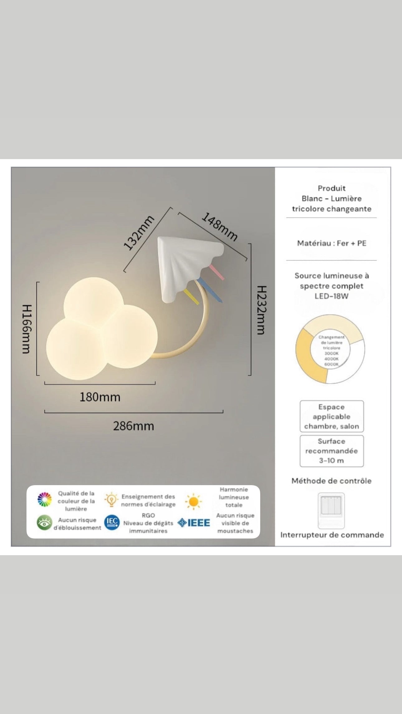 Lampe de chevet pour enfant