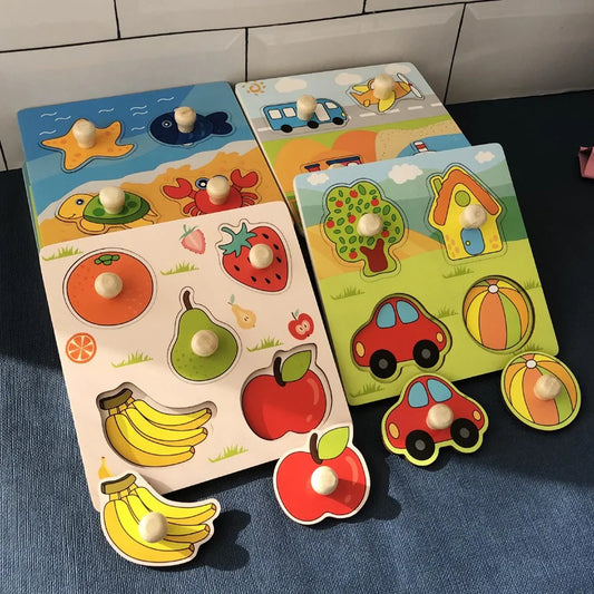 Puzzle en bois pour enfants montessori