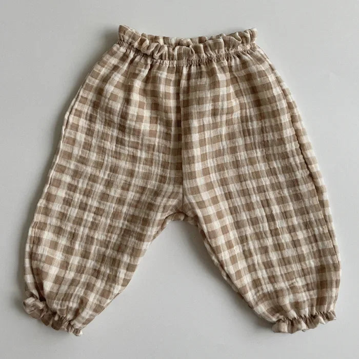 Pantalons bébé en coton bio