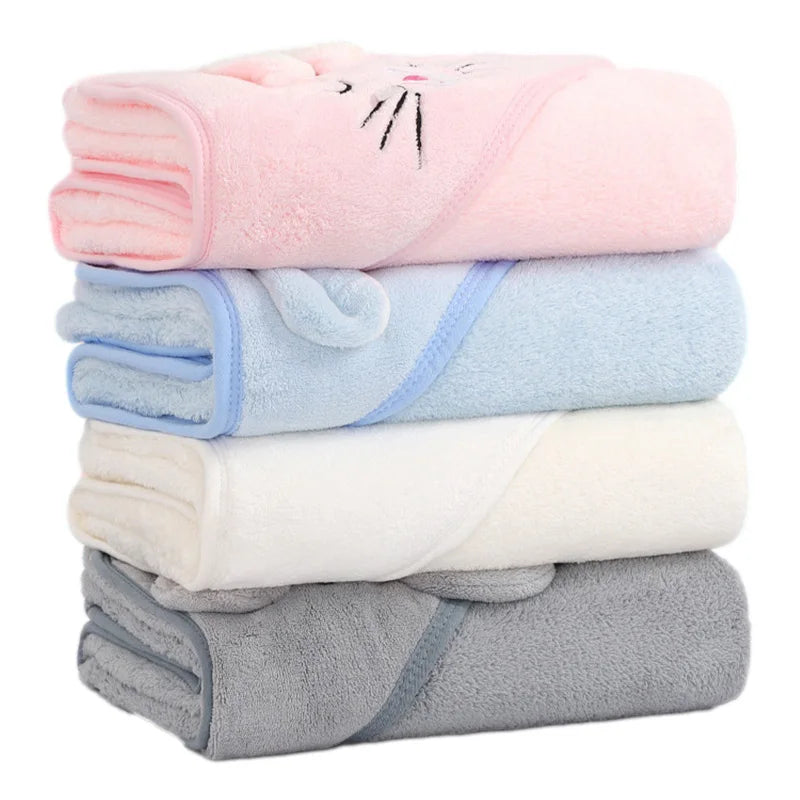 Serviettes de bain animaux pour bébé