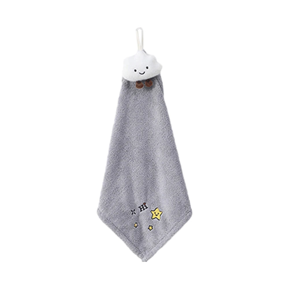 Serviette sèche-mains épaisse et douce en microfibre