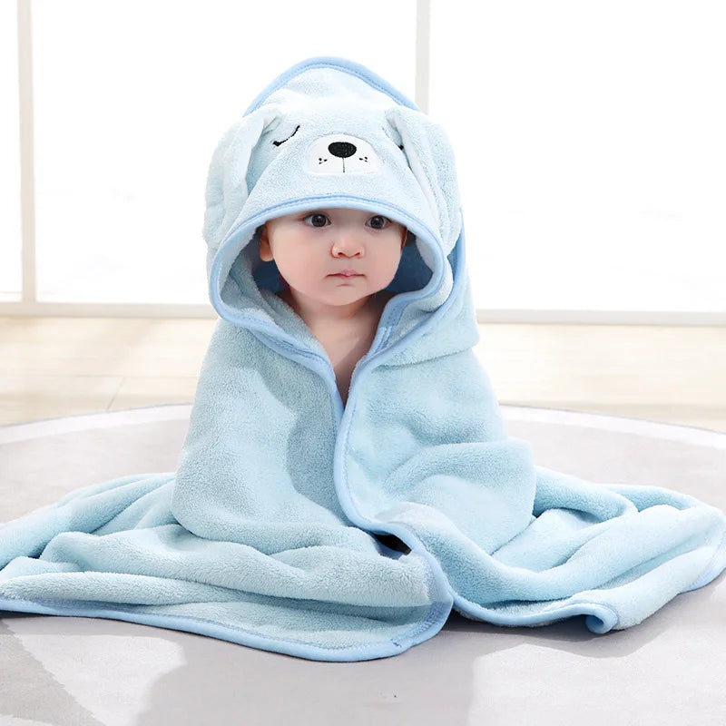 Serviettes de bain animaux pour bébé