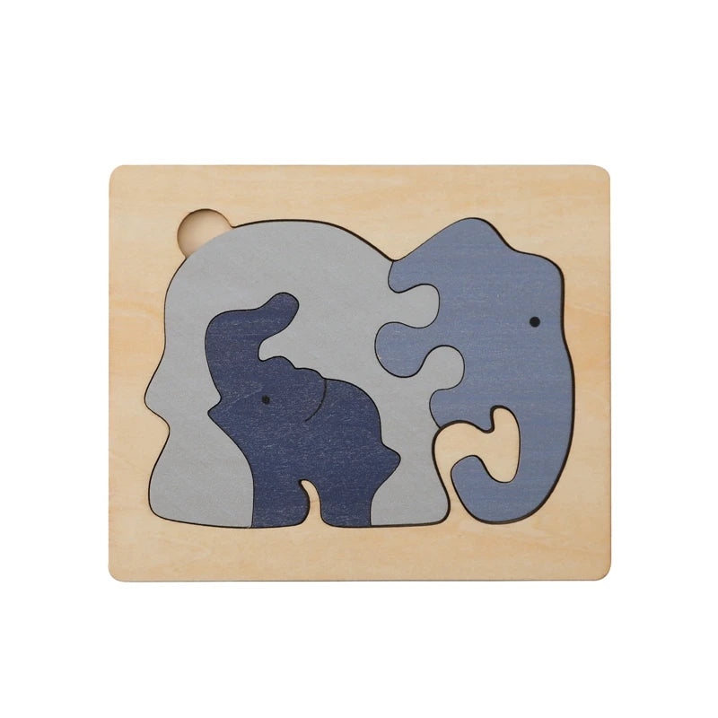 Puzzle 3D en bois, jouets cognitifs Montessori