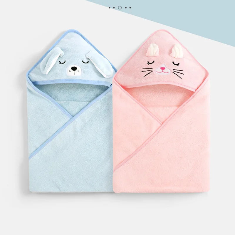 Serviettes de bain animaux pour bébé