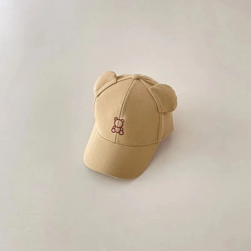 Casquette de baseball motif ours avec oreilles