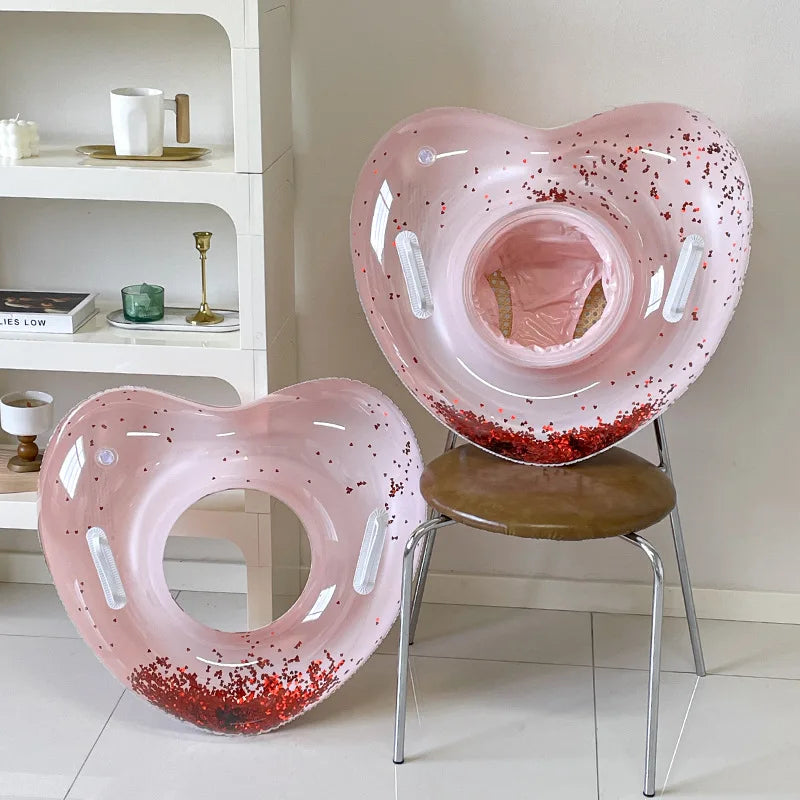 Bouée cœur pour bébé et enfants