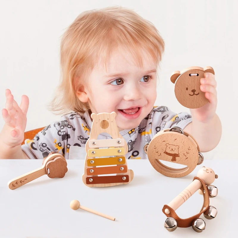 Jouets Montessori en bois pour enfants