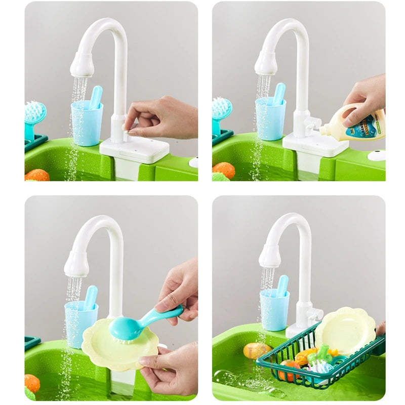 Jouet avec eau courante, jeu de simulation de nourriture