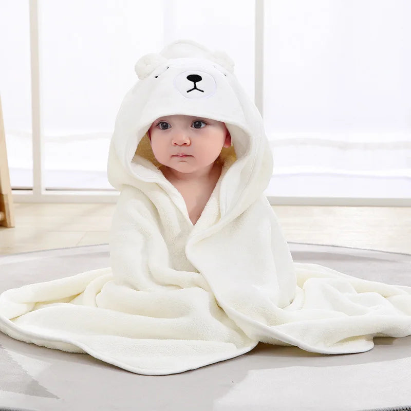 Serviettes de bain animaux pour bébé