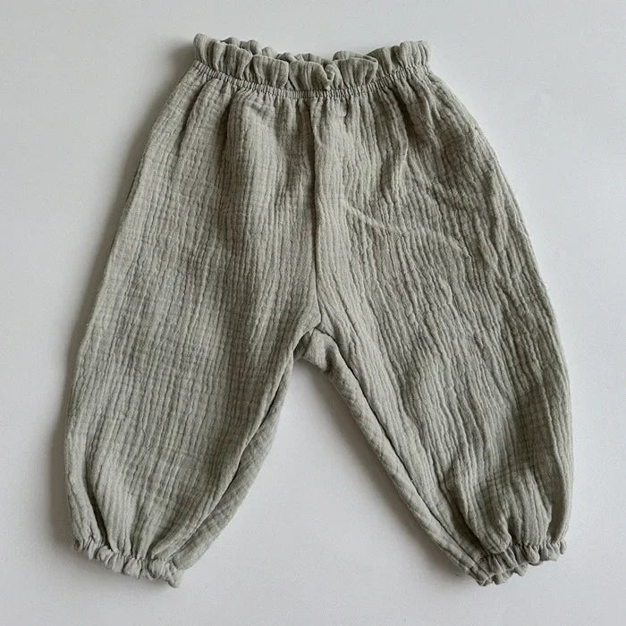 Pantalons bébé en coton bio