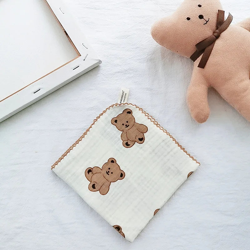 Serviette de toilette en coton pour bébé